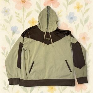 World of Warcraft Hoodie Mens X-Large Beige Waffle Blizzard Entertainment 2015